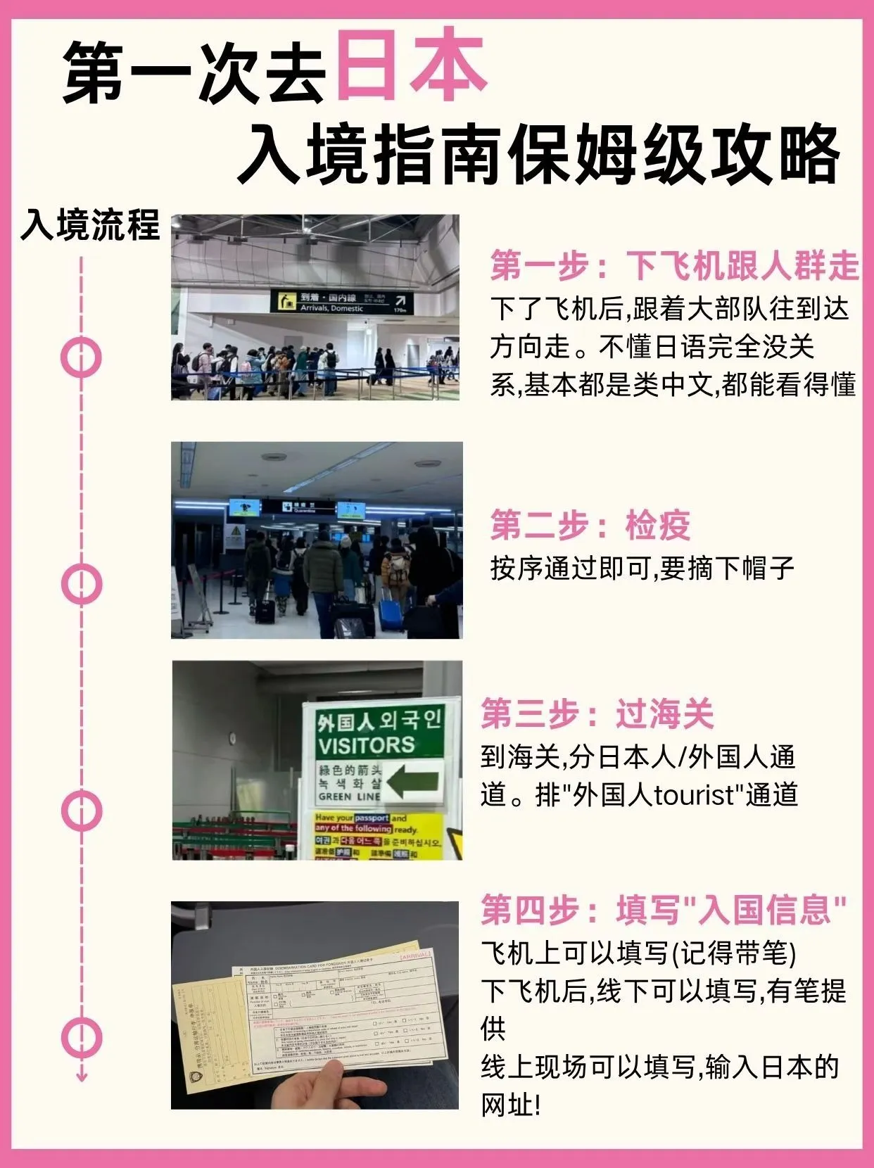日本 入境指南❗保姆级攻略请查收